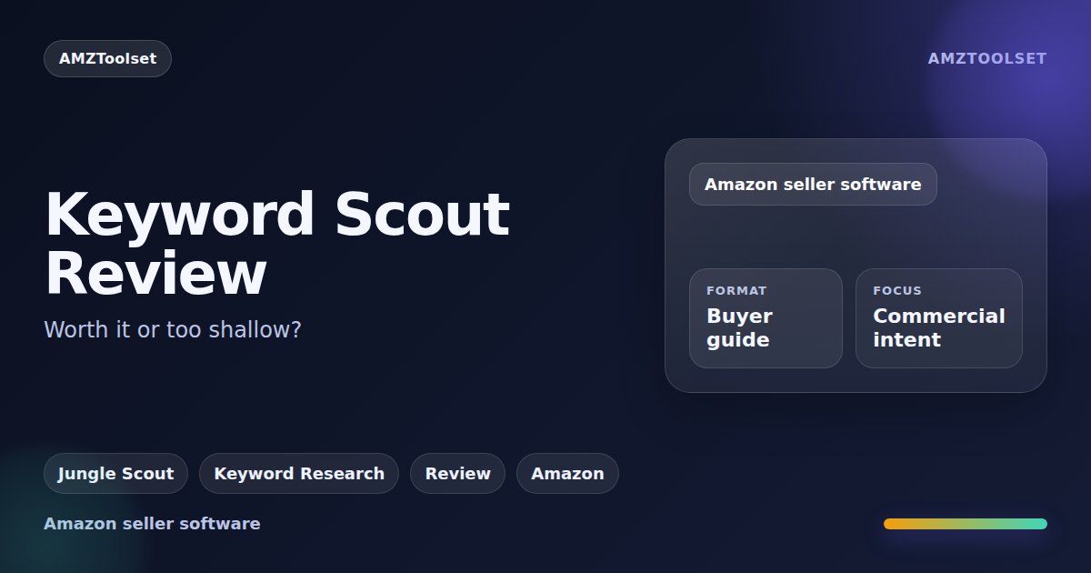 Jungle Scout Keyword Scout review: multi-ASIN reverse keyword search for Amazon sellers
