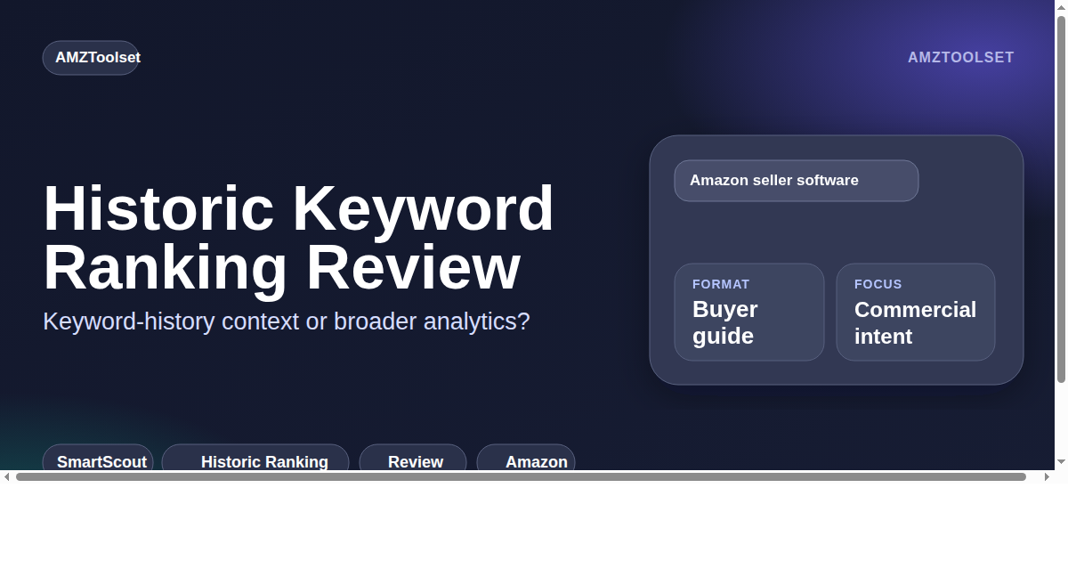 SmartScout Historic Keyword Ranking review featured image